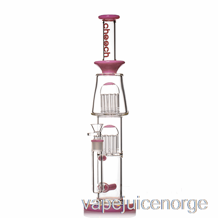 Vape Juice Cheech Glass Dual Tree Inline Bong Rosa